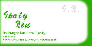 ipoly neu business card